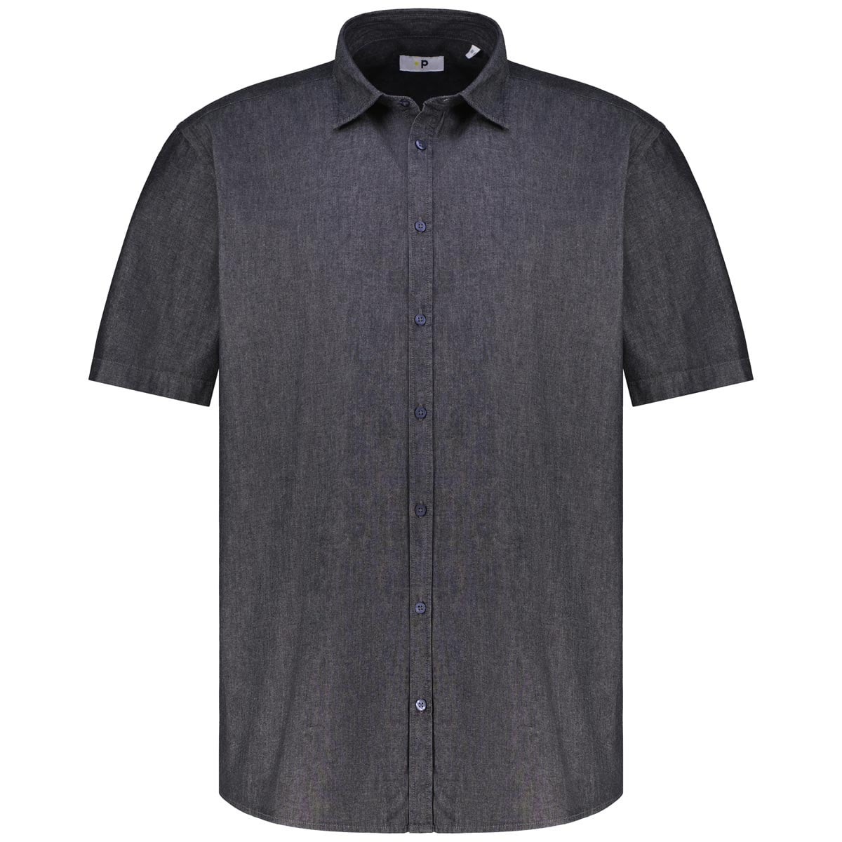 Pfundskerl Businesshemd aus Baumwolle, kurzarm dunkelgrau Pfundskerl Businesshemd aus Baumwolle, kurzarm dunkelgrau