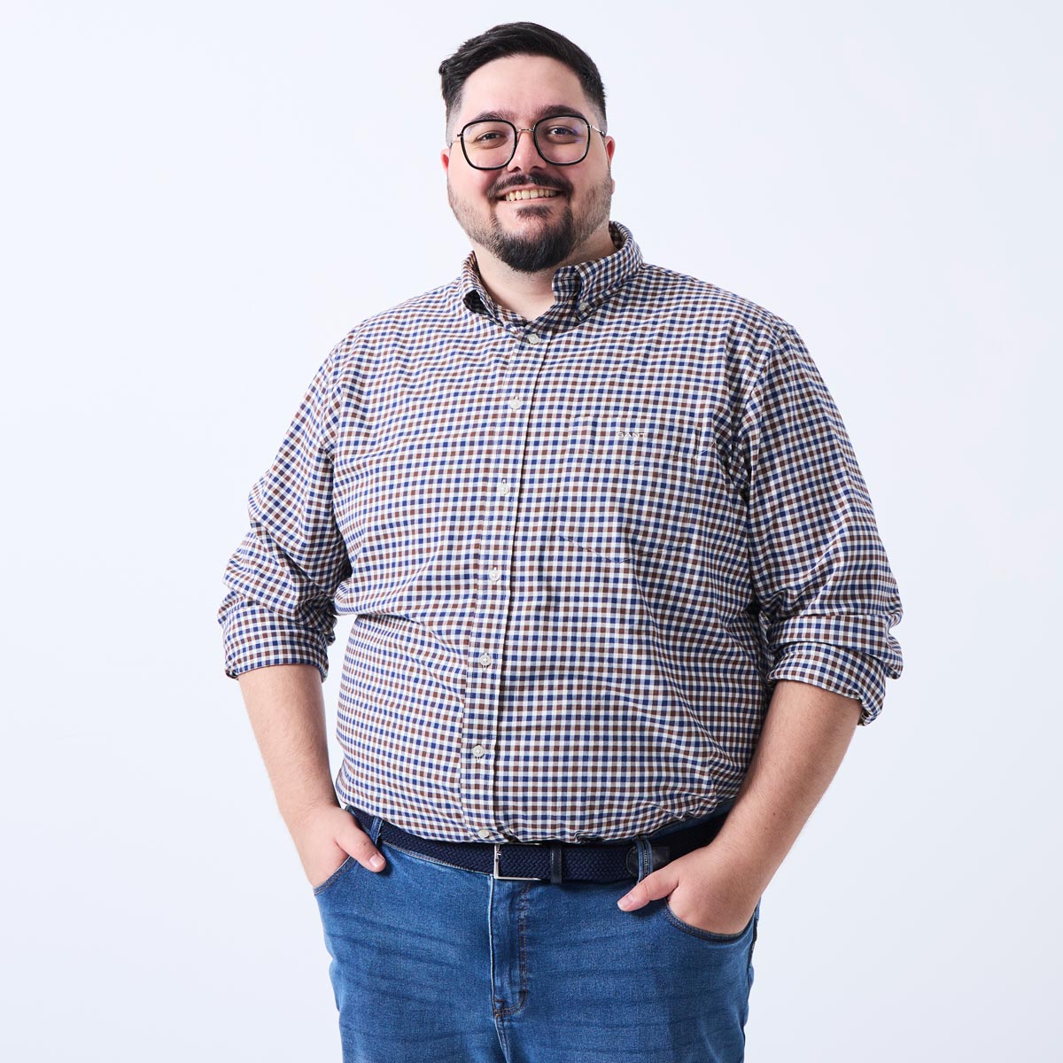 Gant Freizeithemd aus Baumwolle blau