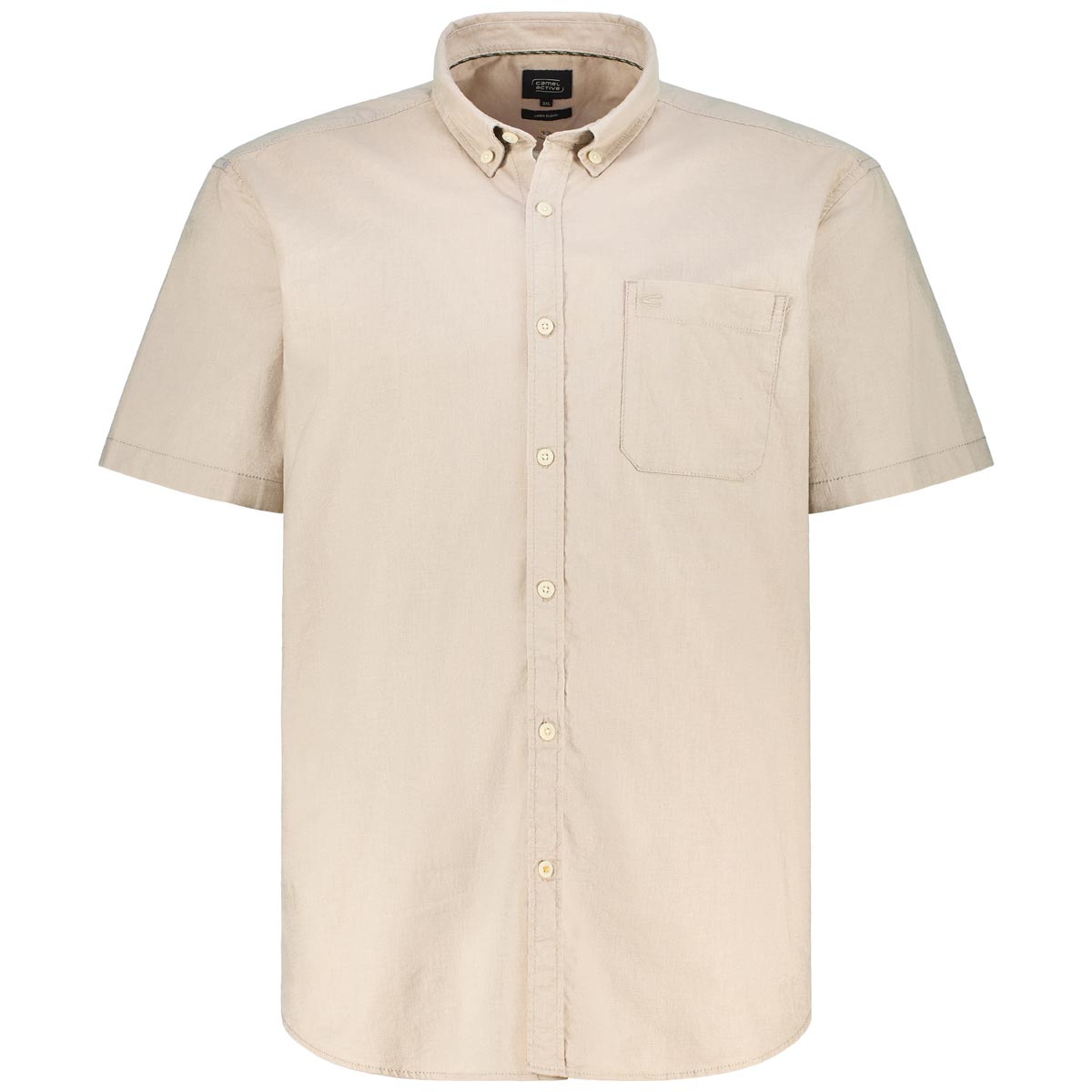 camel active Freizeithemd mit Leinen Farbe beige Größe: 3XL günstig online kaufen