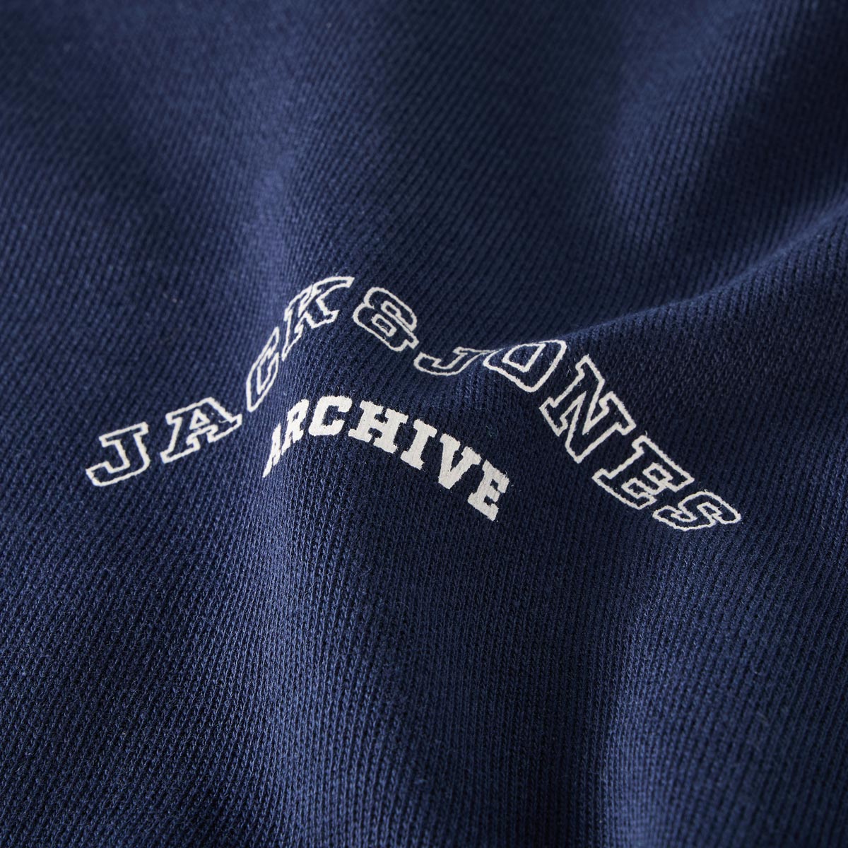 Jack&Jones Sweatshirt mit Label-Print blau