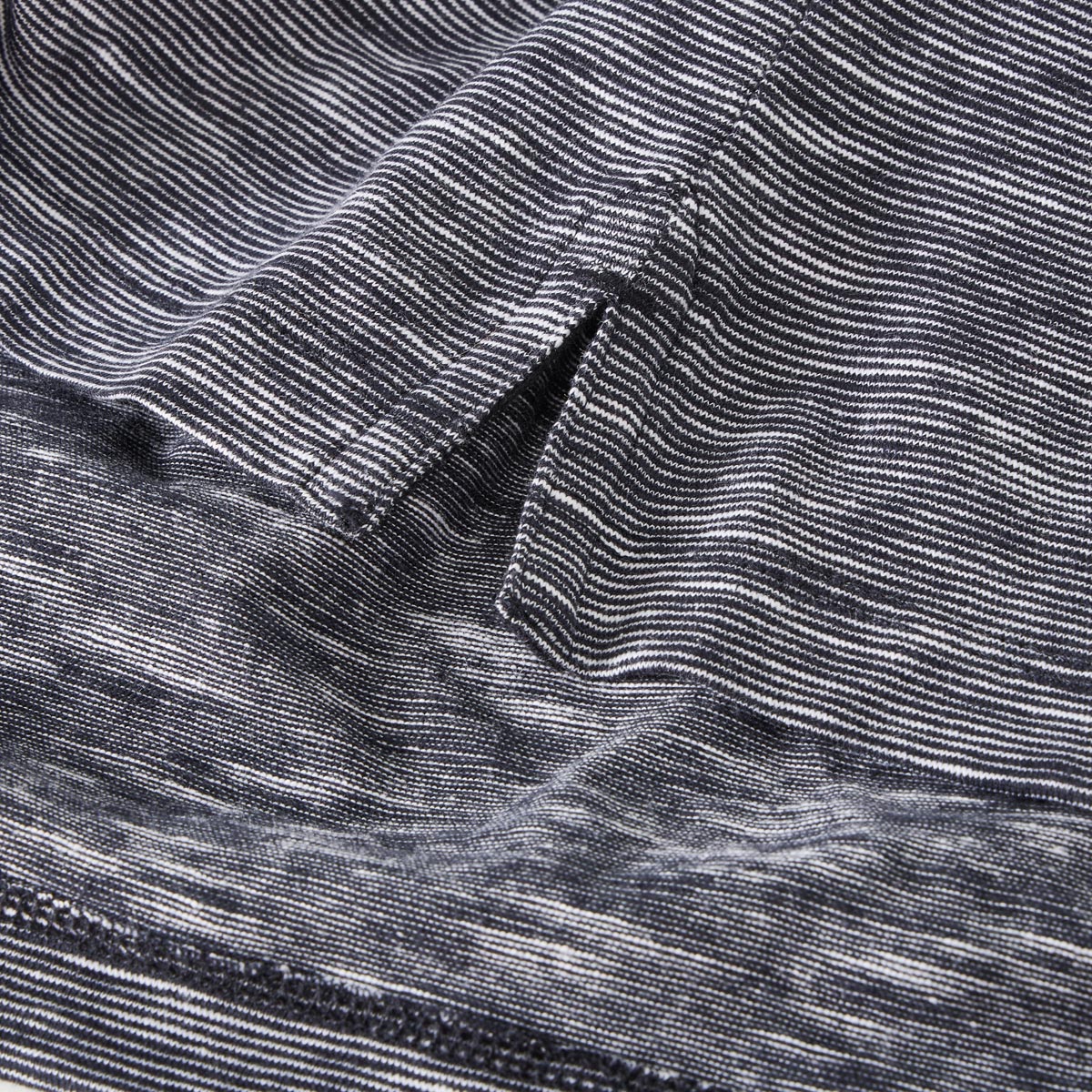 camel active T-Shirt mit Serafinokragen dunkelblau