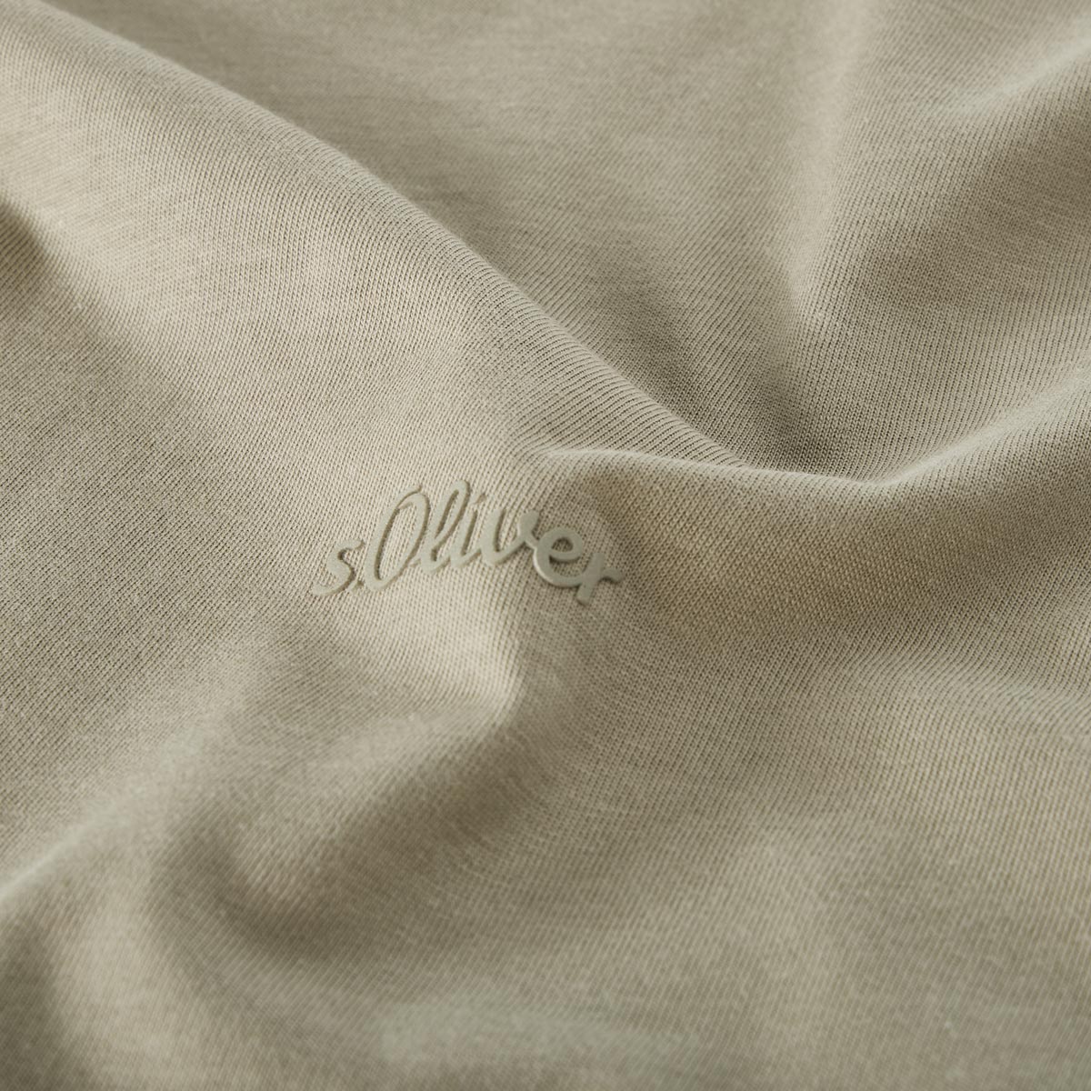 s.Oliver T-Shirt aus Baumwolle grün