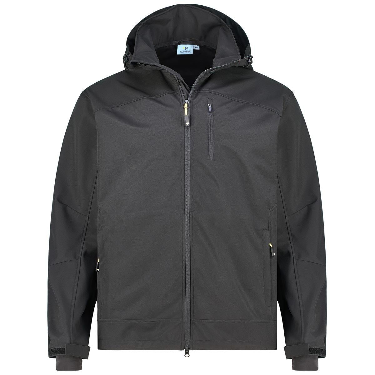 Pfundskerl Softshelljacke, Atmungsaktiv, Winddicht Farbe Schwarz Größe, 6XL