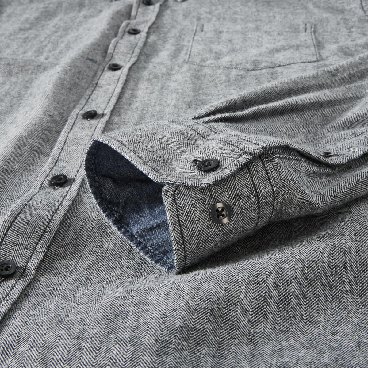 Pfundskerl Freizeithemd aus Baumwolle grau