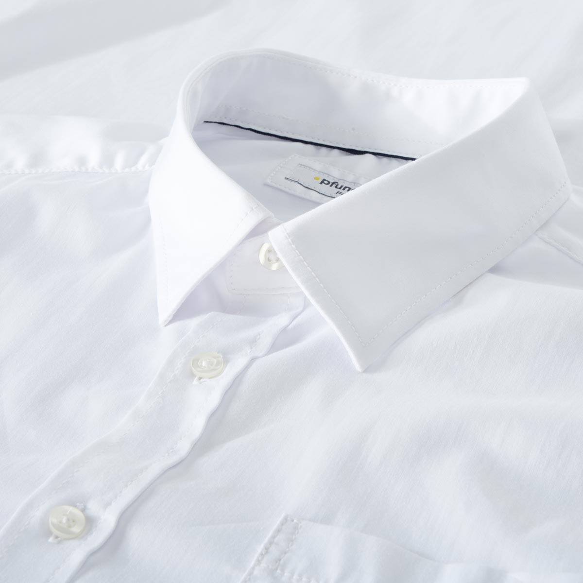 Pfundskerl Freizeithemd mit Stretch weiß