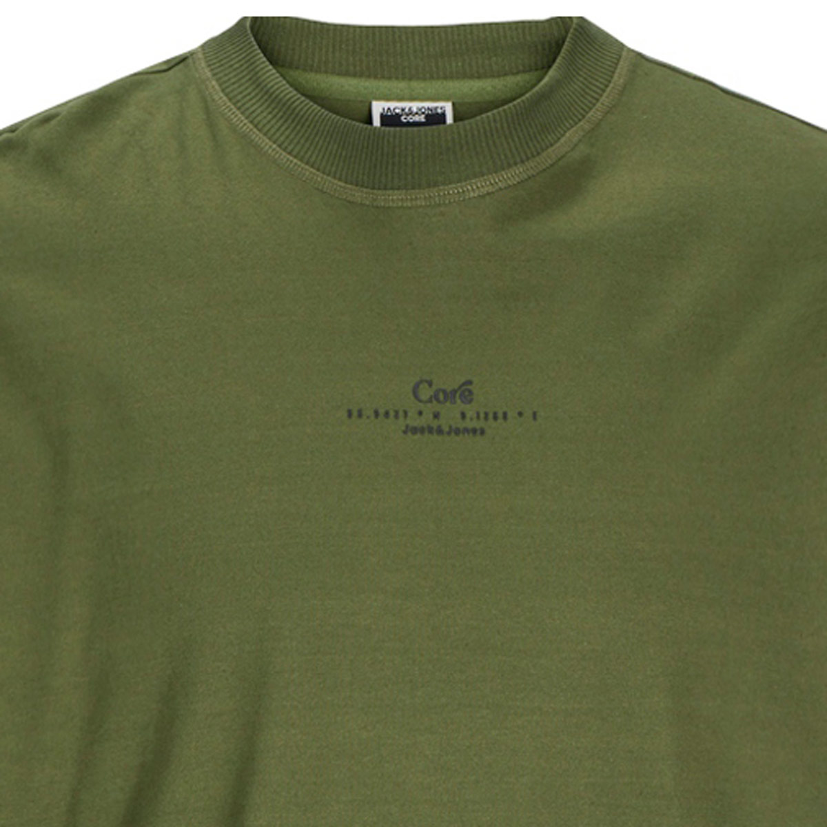 Jack&Jones T-Shirt mit Print auf Vorder- und Rückseite oliv