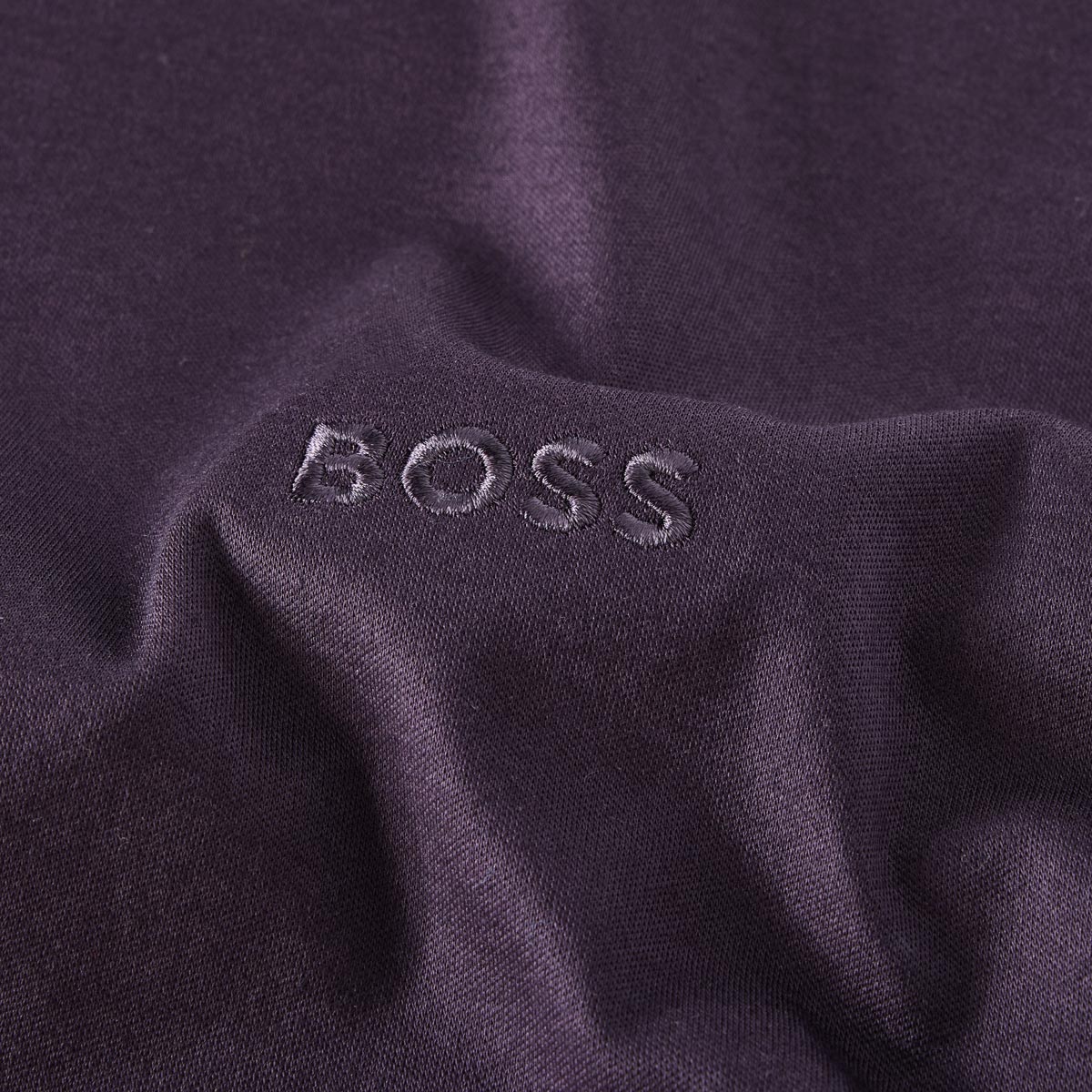 BOSS Basic-Poloshirt lila