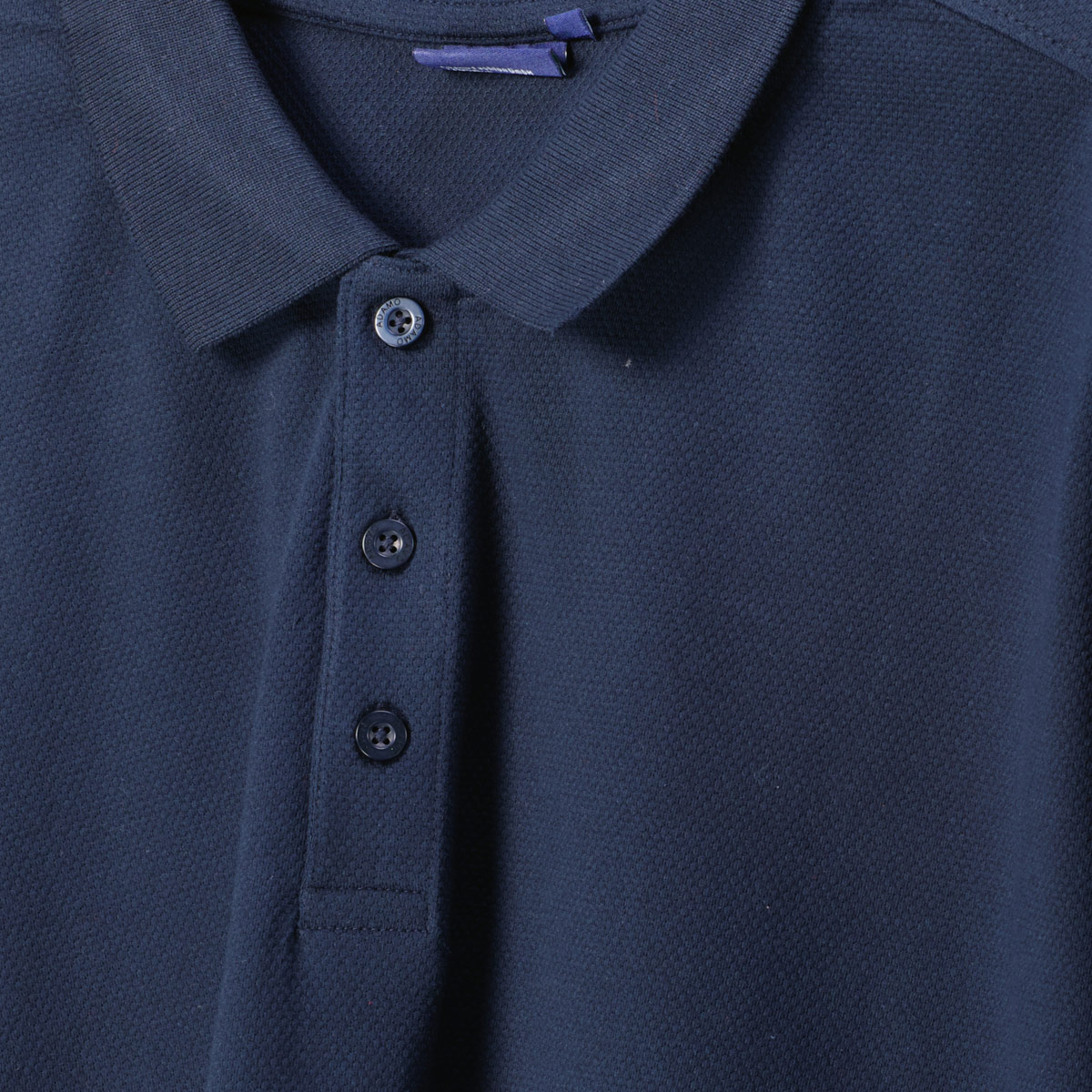 ADAMO Poloshirt aus Waffel-Piqué Farbe dunkelblau Größe: 10XL günstig online kaufen