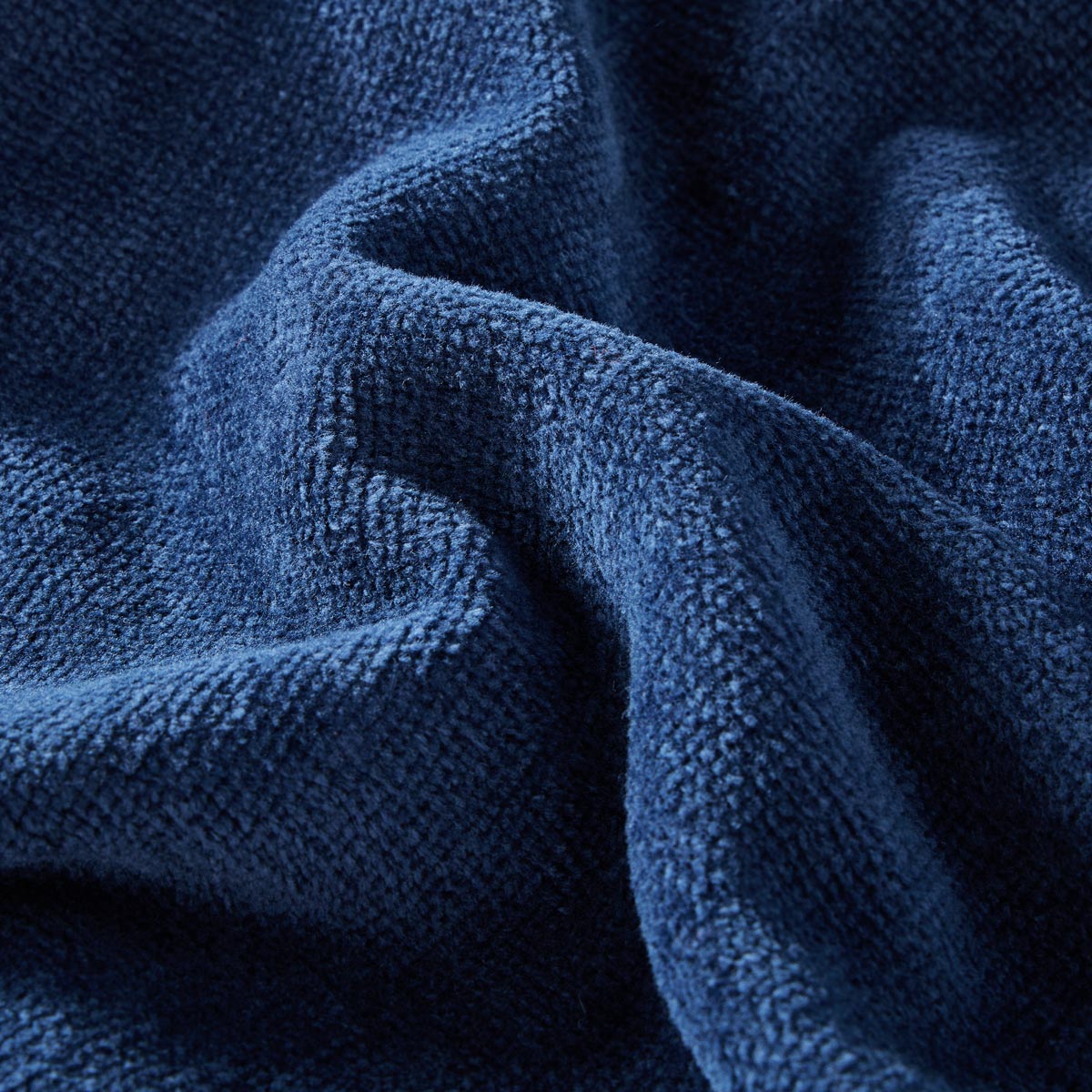 ADAMO Bademantel aus Baumwoll-Frottee dunkelblau