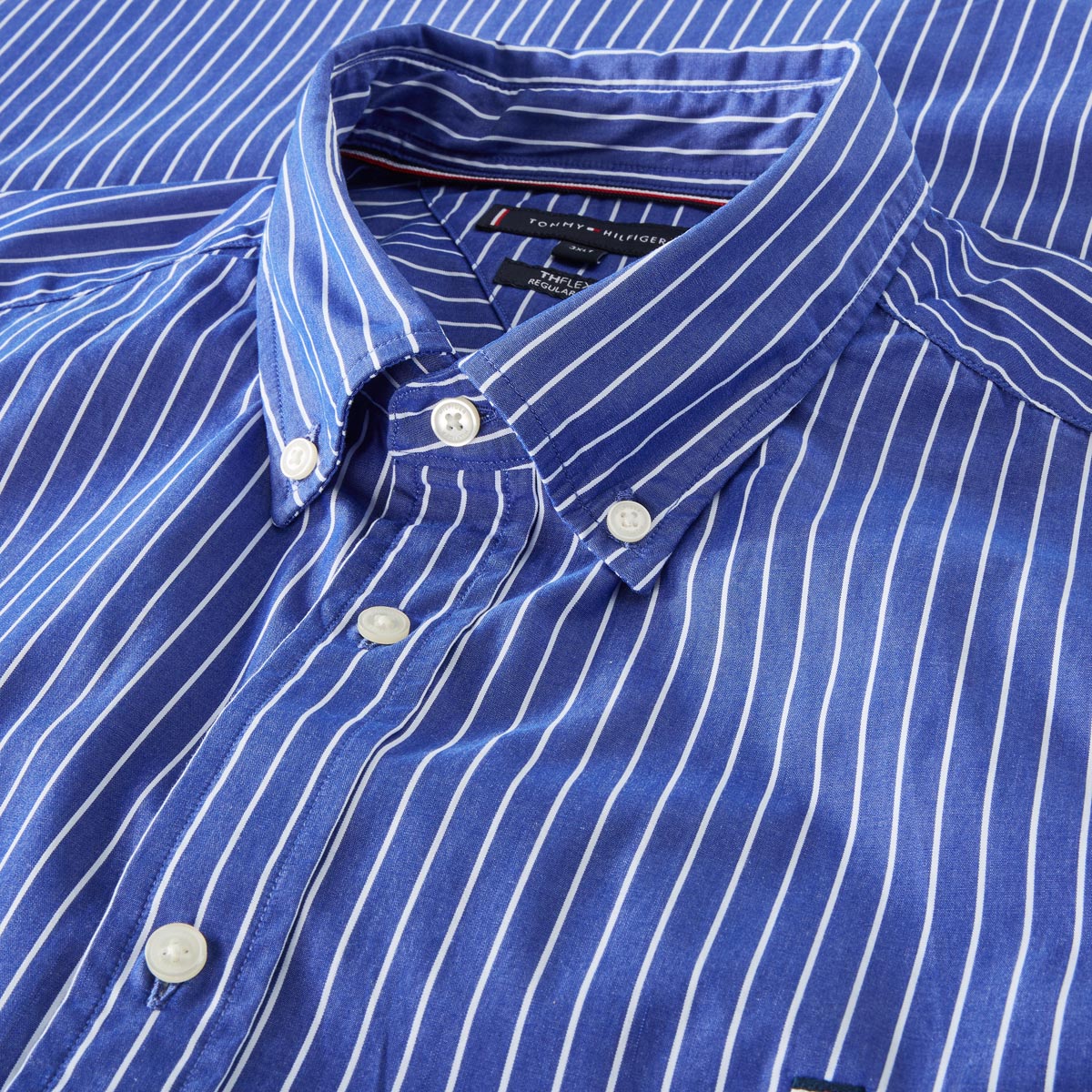 Tommy Hilfiger Freizeithemd mit Streifen blau/weiß