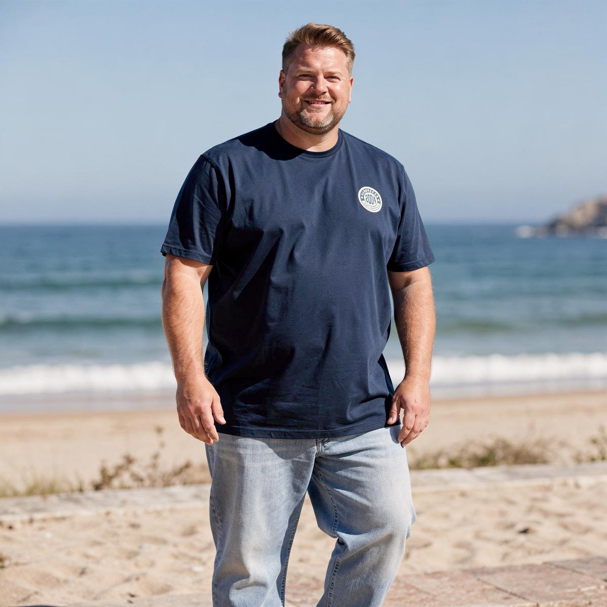 Pfundskerl Doppelpack T-Shirt mit Print dunkelblau/oliv