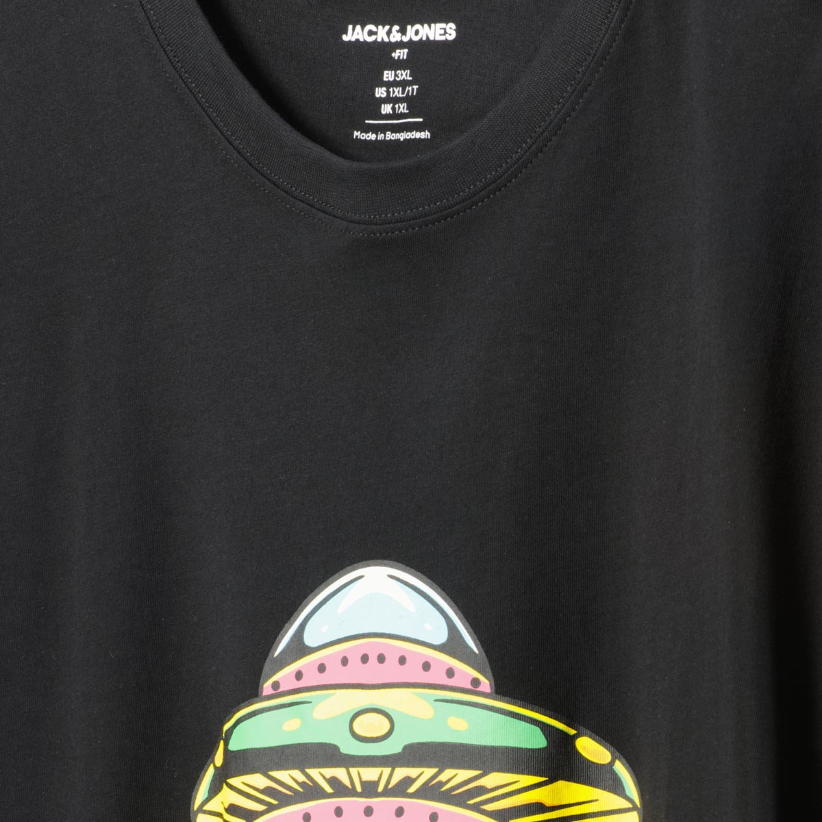 Jack&Jones T-Shirt mit Motiv-Print schwarz