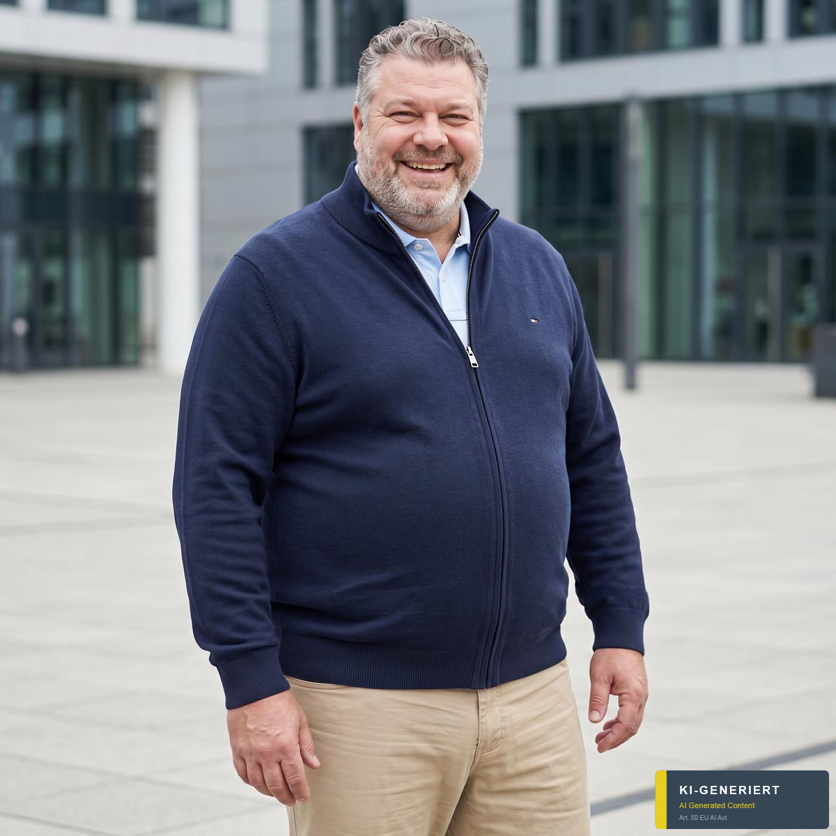 Tommy Hilfiger Feinstrickjacke mit Kaschmir marine