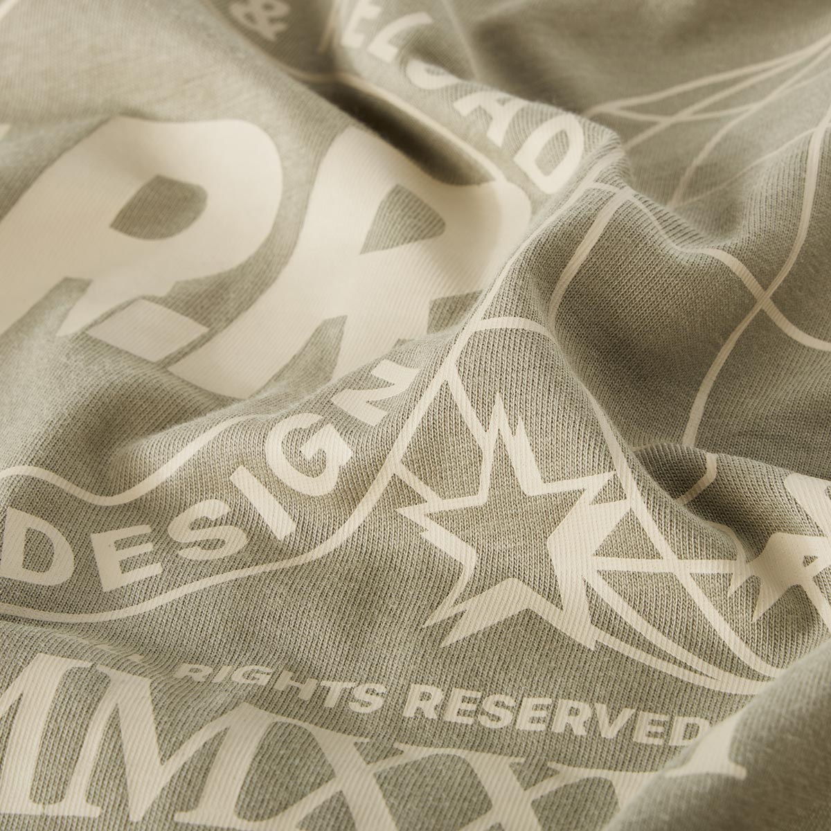 s.Oliver T-Shirt mit Motiv-Print khaki