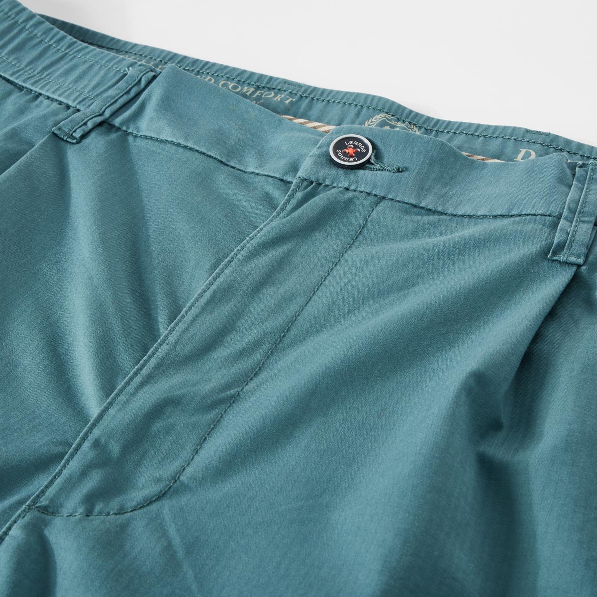 Lerros Stretch-Chino-Shorts, leicht dunkelgrün