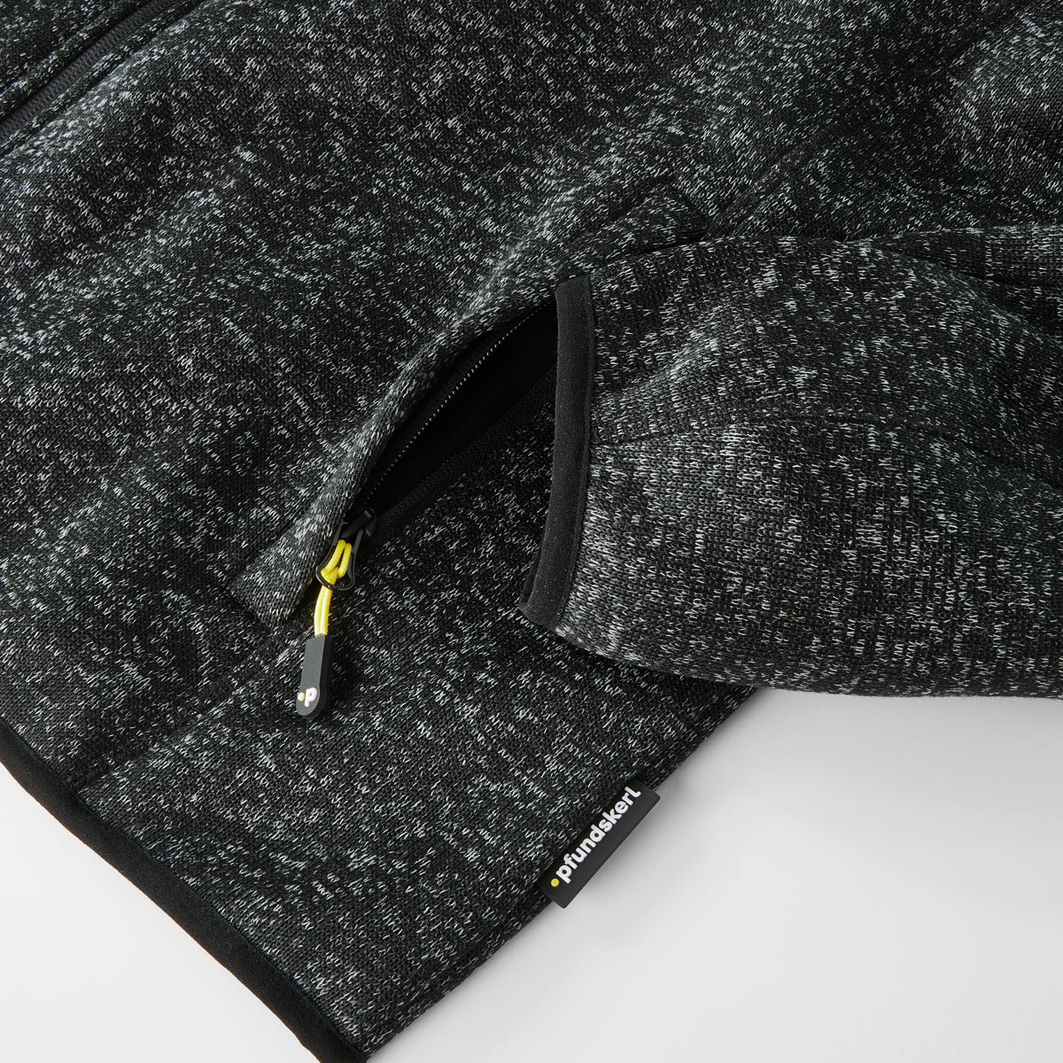 Pfundskerl Strickfleecejacke anthrazit