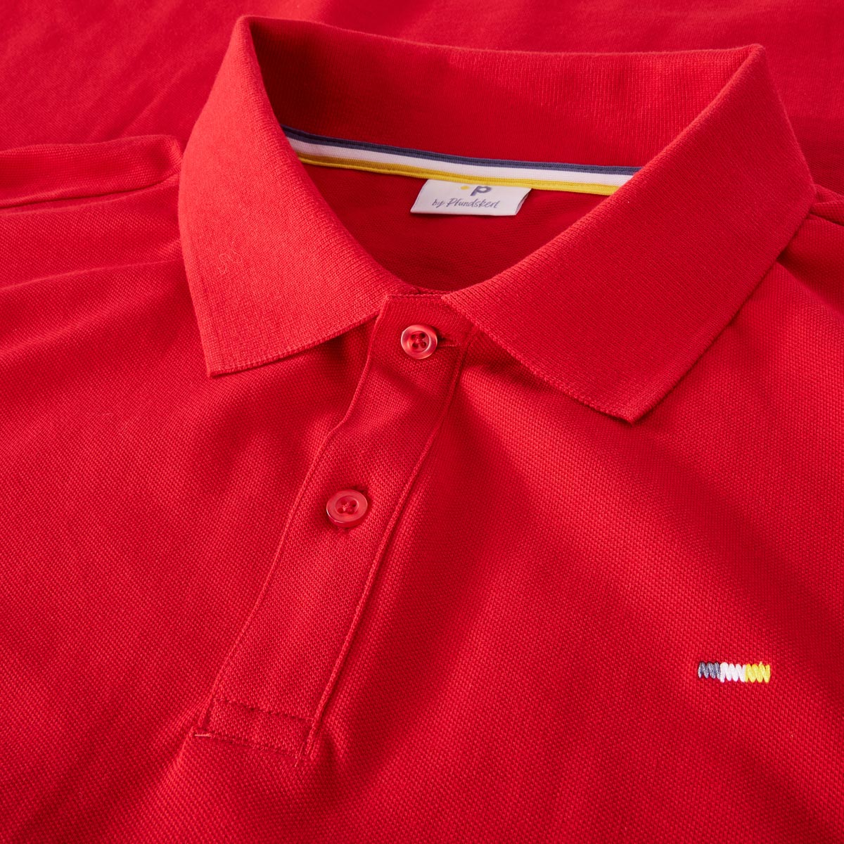Pfundskerl Doppelpack Poloshirt aus Baumwolle schwarz/rot