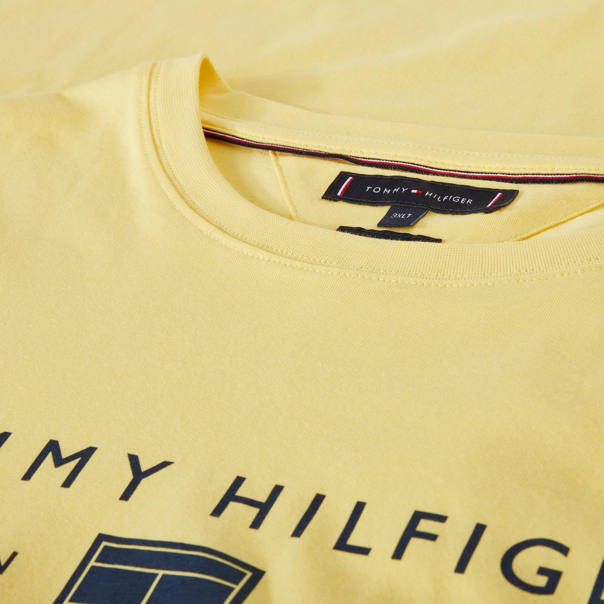 Tommy Hilfiger T-Shirt mit Label-Print gelb