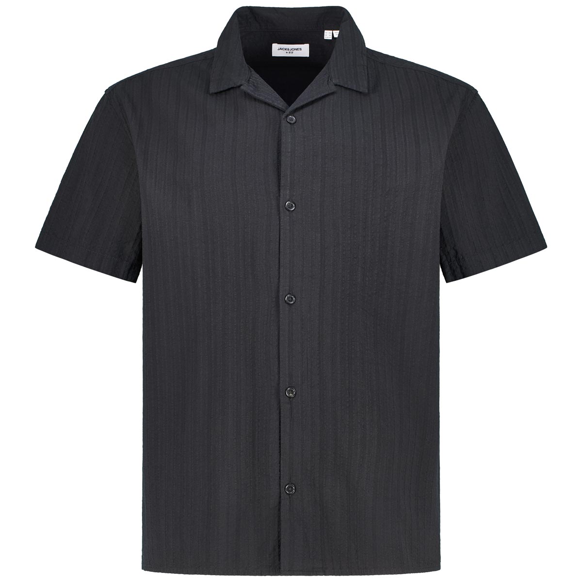 Jack&Jones Freizeithemd aus Baumwolle Farbe schwarz Größe: 8XL günstig online kaufen