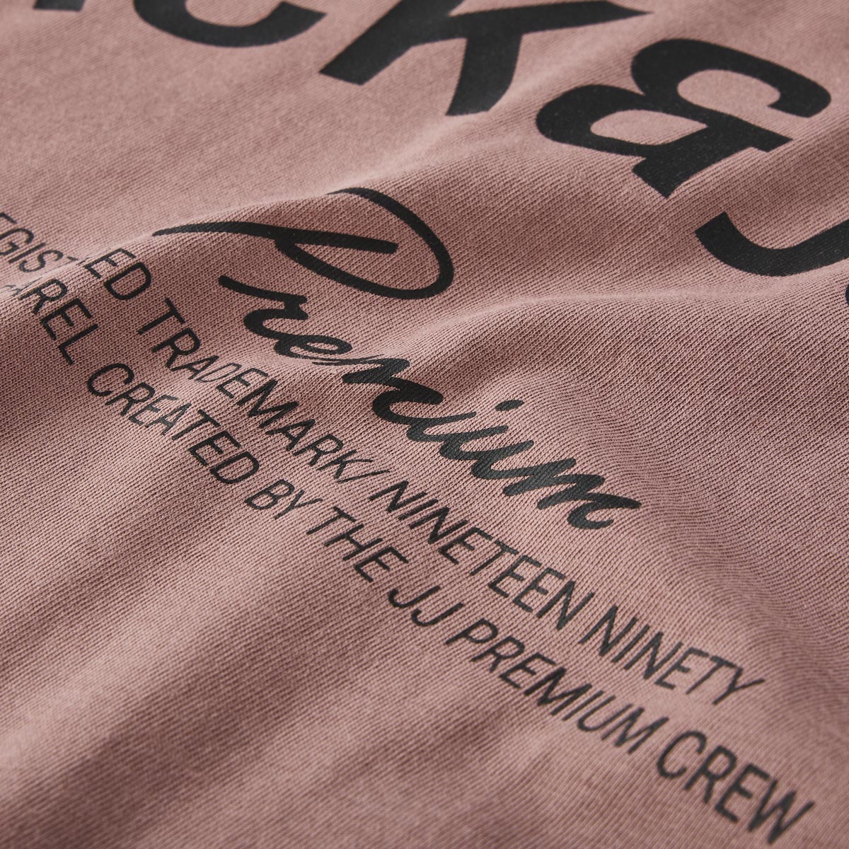 Jack&Jones T-Shirt aus Biobaumwolle rosa