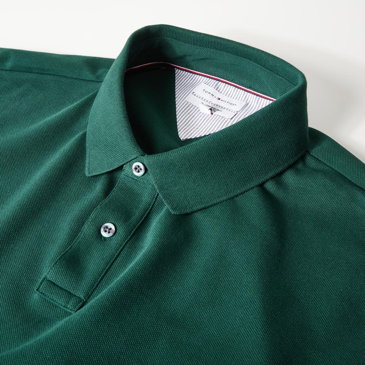 Tommy Hilfiger Poloshirt mit Stretch dunkelgrün