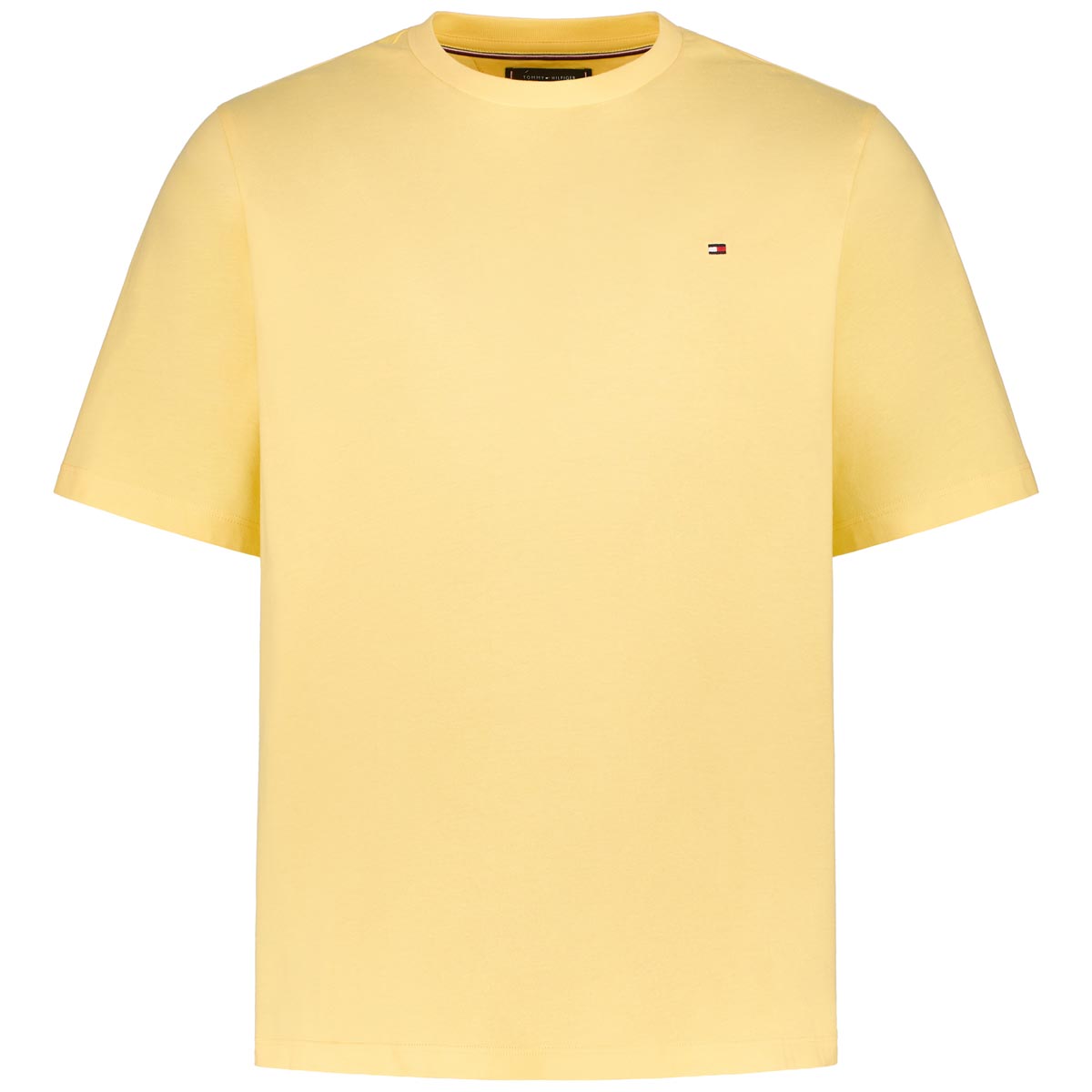 Tommy Hilfiger T-Shirt aus Baumwolle Farbe gelb Größe: 3XL günstig online kaufen