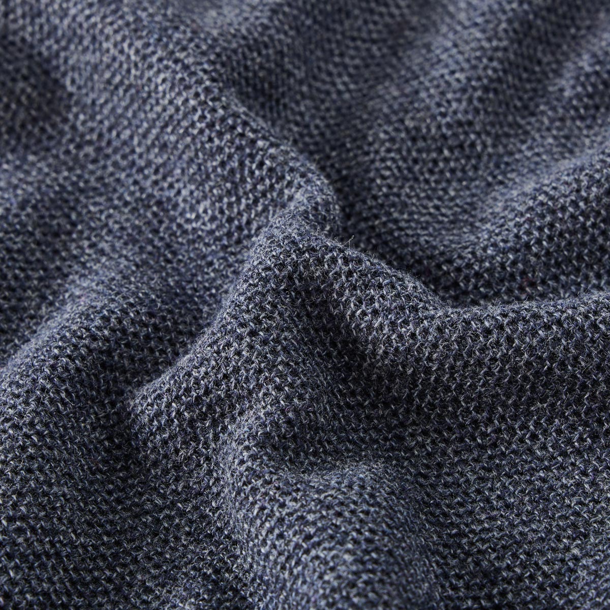 CASA MODA Strick-Poloshirt aus Baumwolle marine