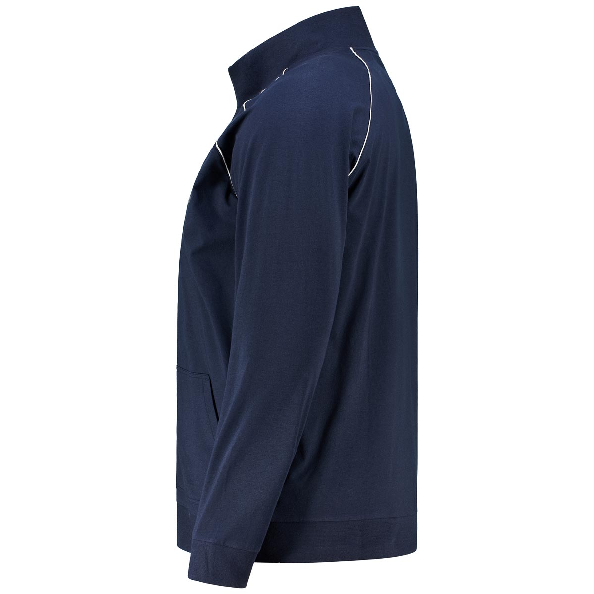 BOSS Sweatjacke mit Stretch dunkelblau