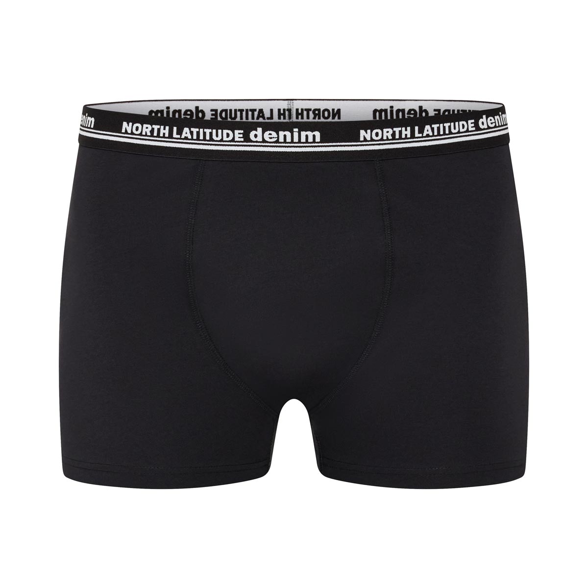 North 3er-Pack Pants mit Elasthan schwarz