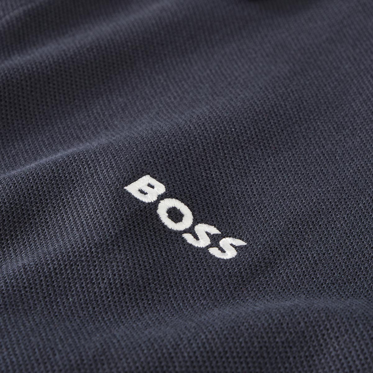 BOSS Poloshirt mit Kontrastdetails dunkelblau