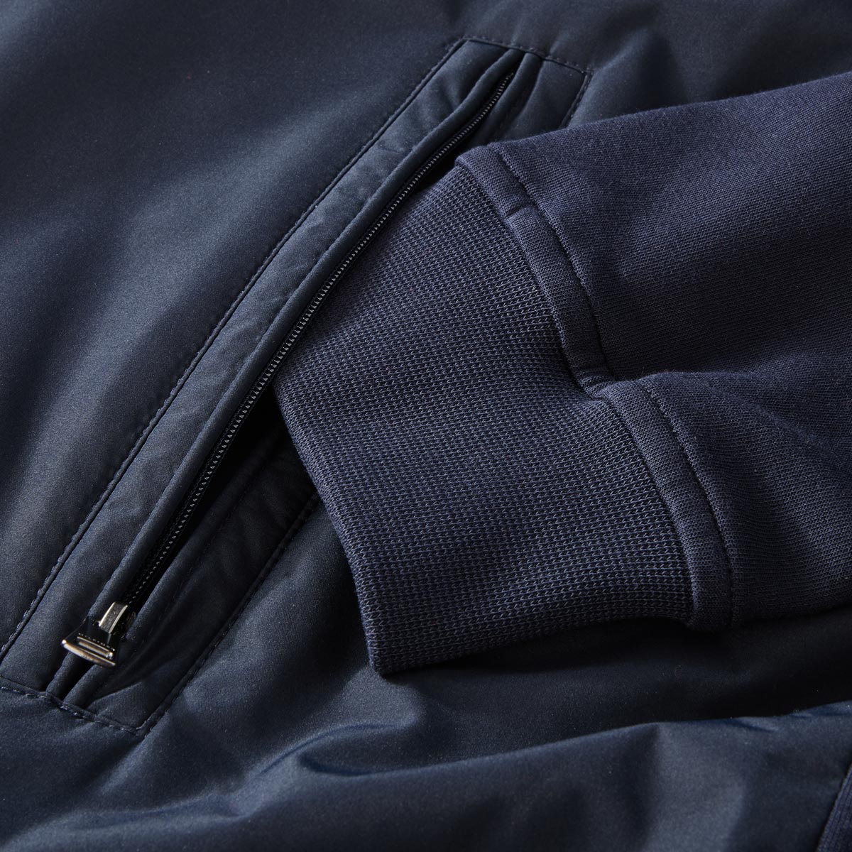 Tommy Hilfiger Blousonjacke im Material-Mix marine