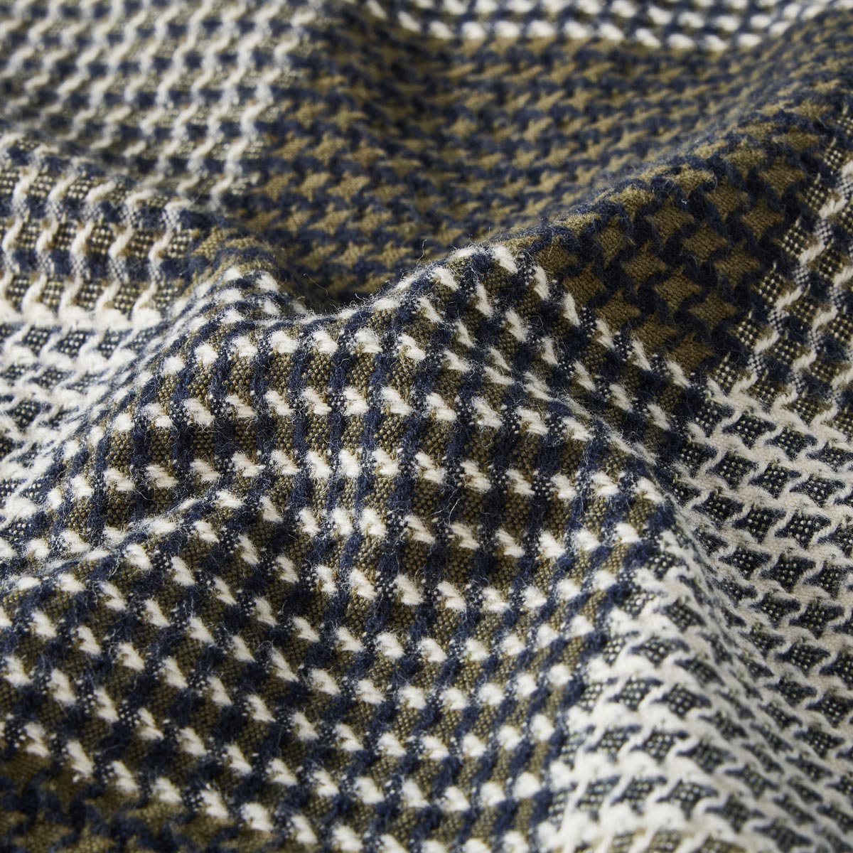 PME LEGEND Overshirt mit Karomuster oliv