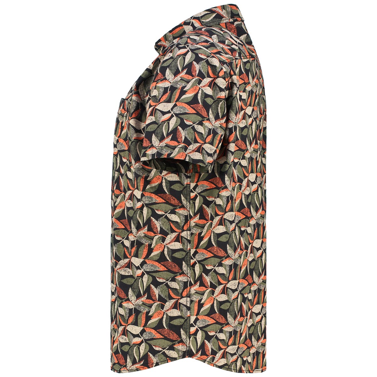 camel active Freizeithemd mit floralem Muster Farbe orange Größe: 5XL günstig online kaufen