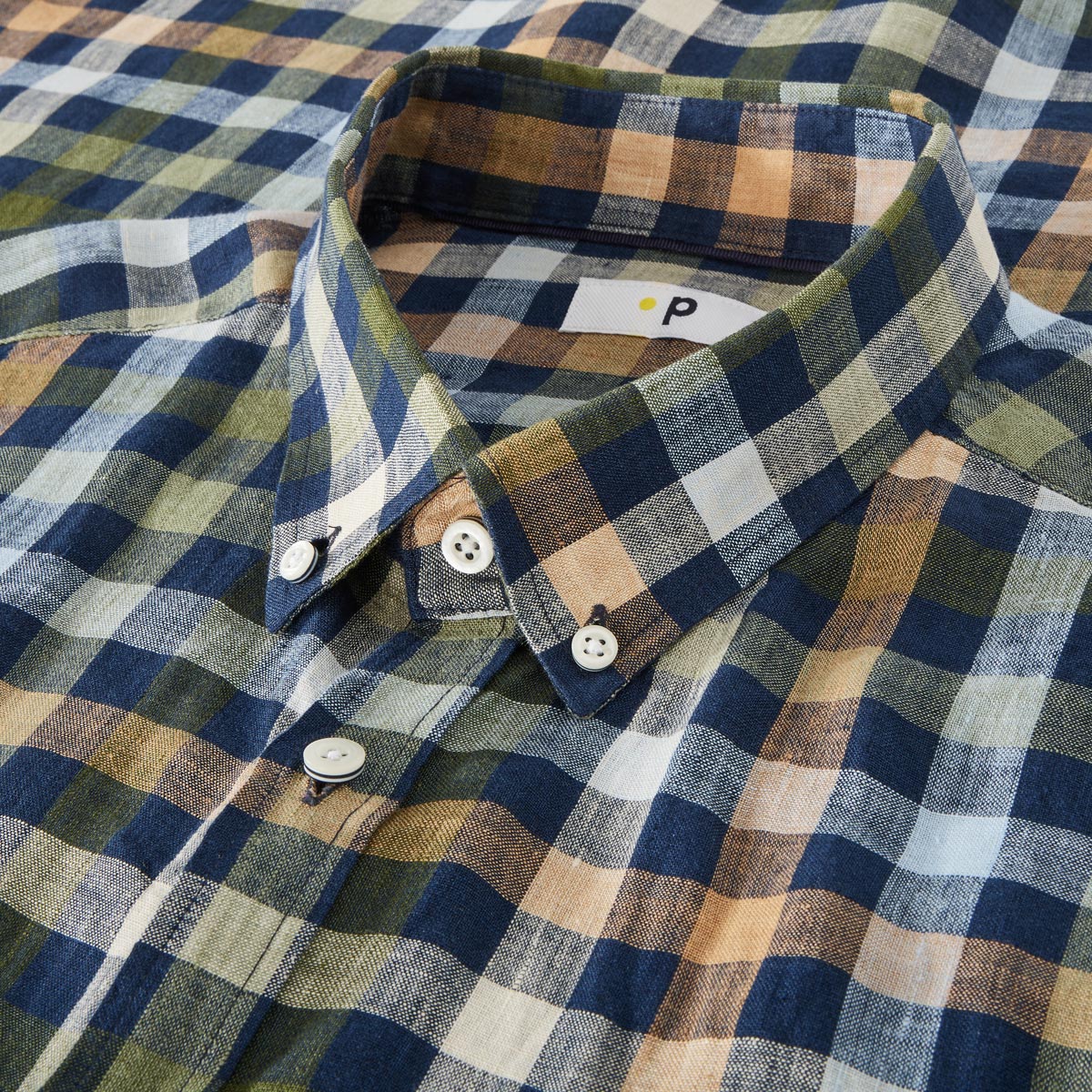 Pfundskerl Freizeithemd aus Leinen blau