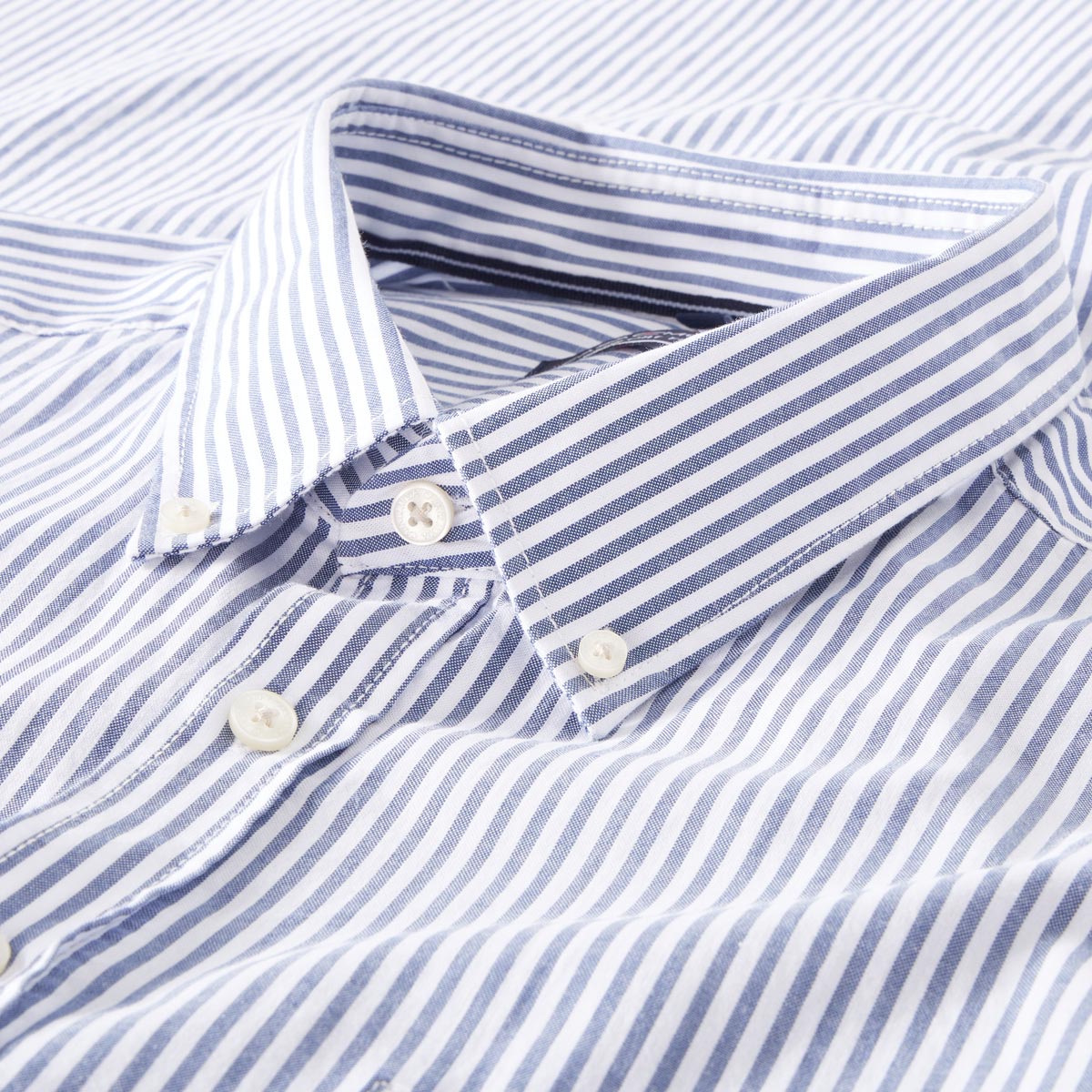 CASA MODA Gestreiftes Freizeithemd aus Baumwolle blau