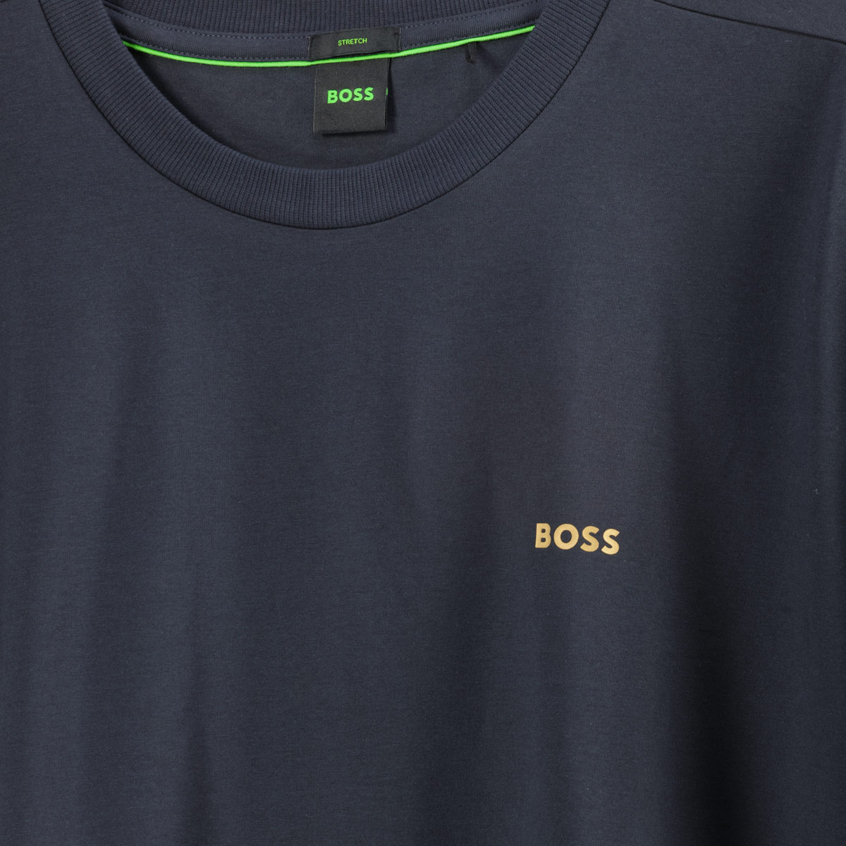 BOSS T-Shirt mit Elasthan dunkelblau