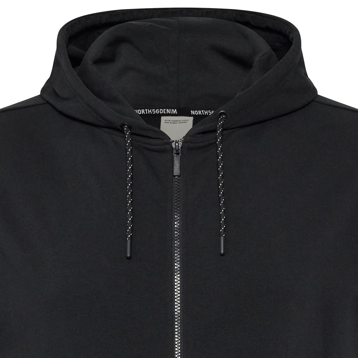 North Kapuzenjacke aus Baumwolle schwarz