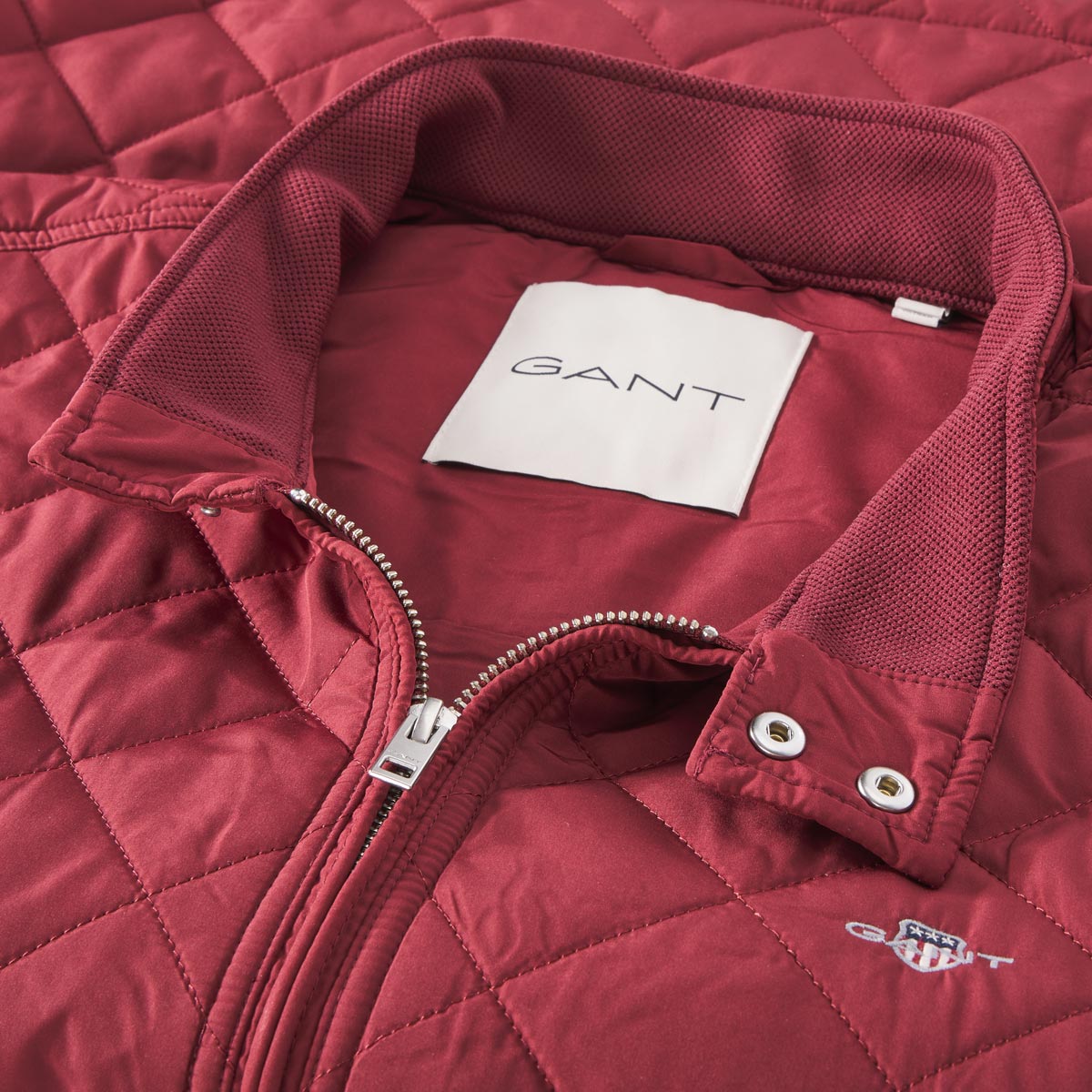Gant Leichte Steppweste, wasserabweisend dunkelrot