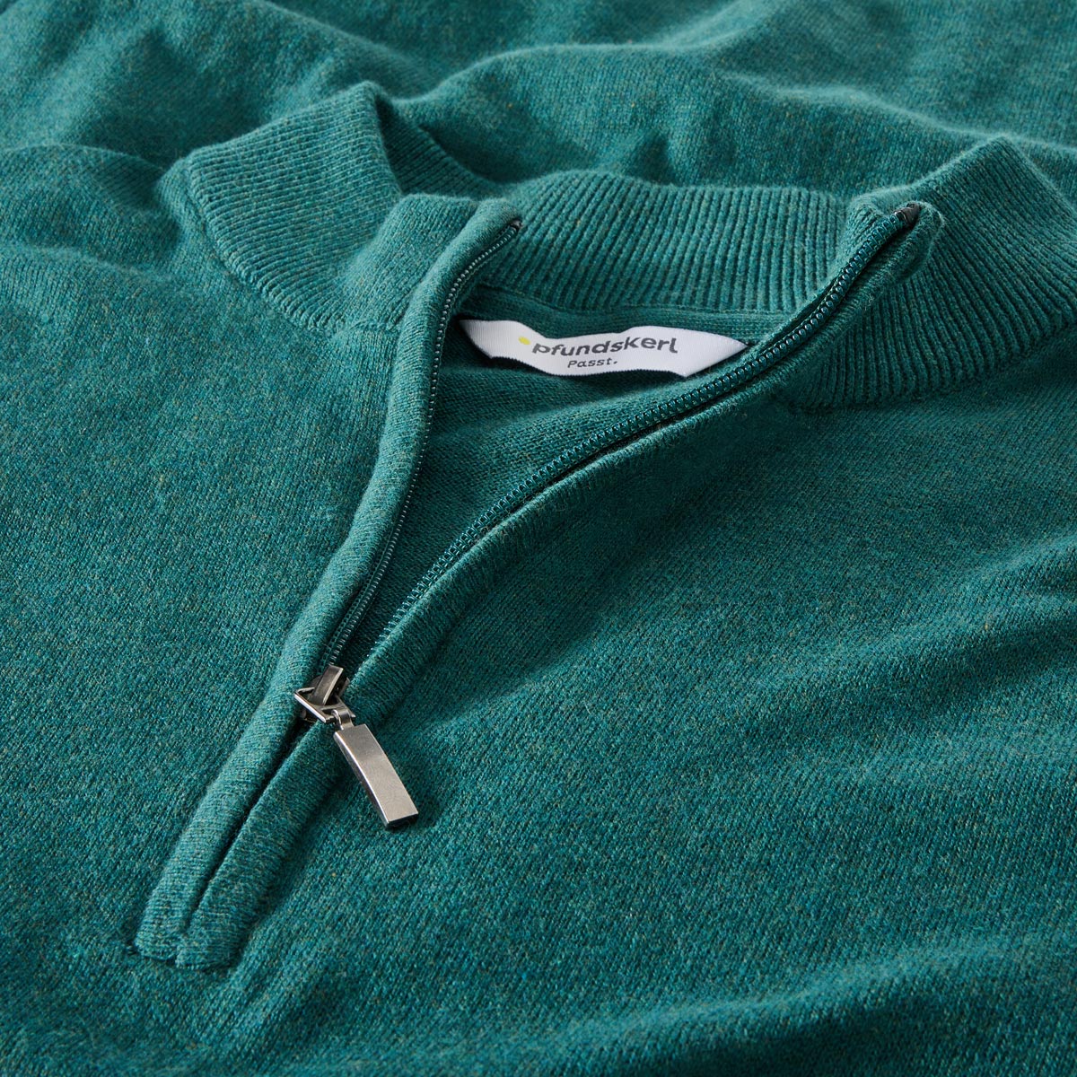 Pfundskerl Feinstrickpullover mit Kaschmir dunkelgrün