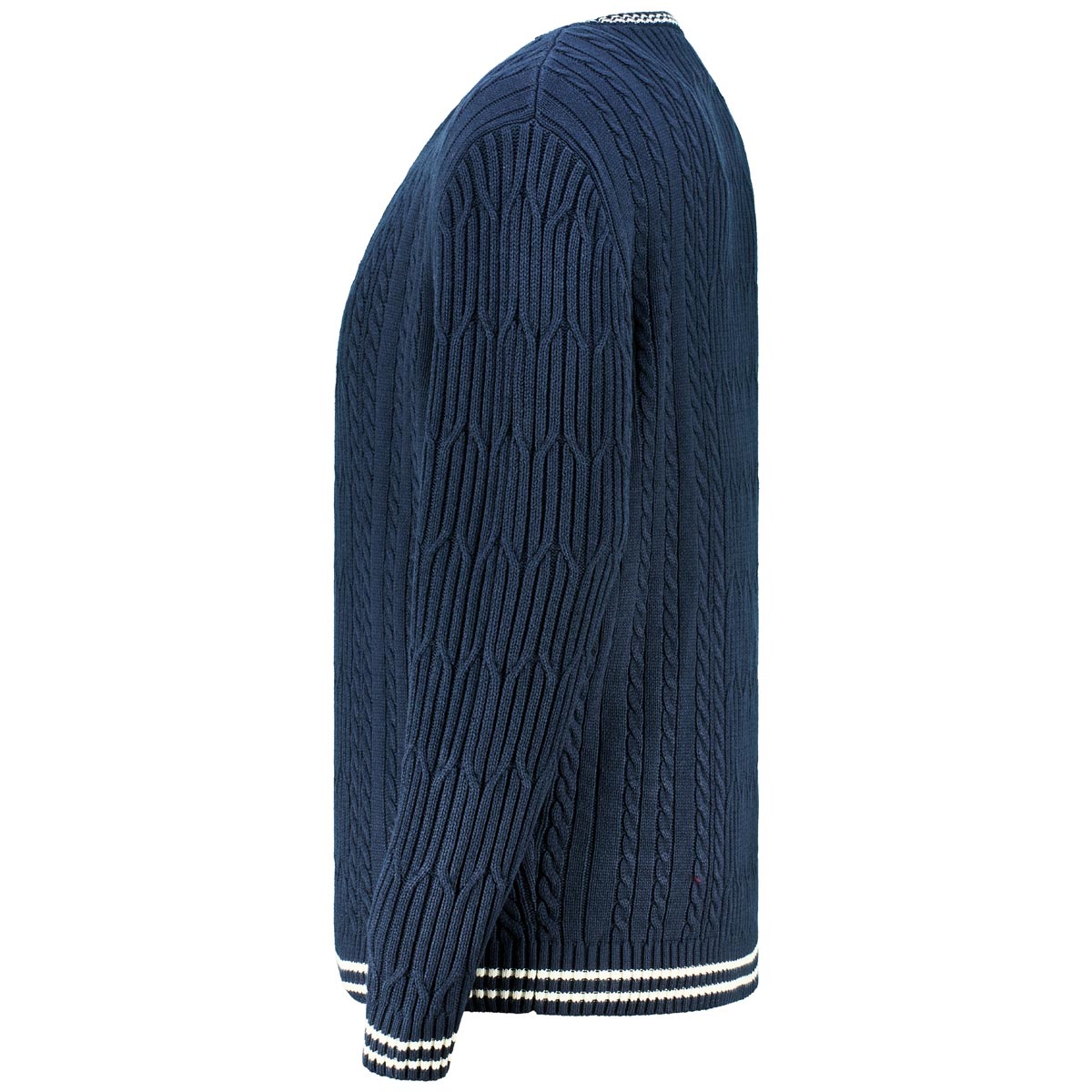 North Zopfstrick-Pullover dunkelblau