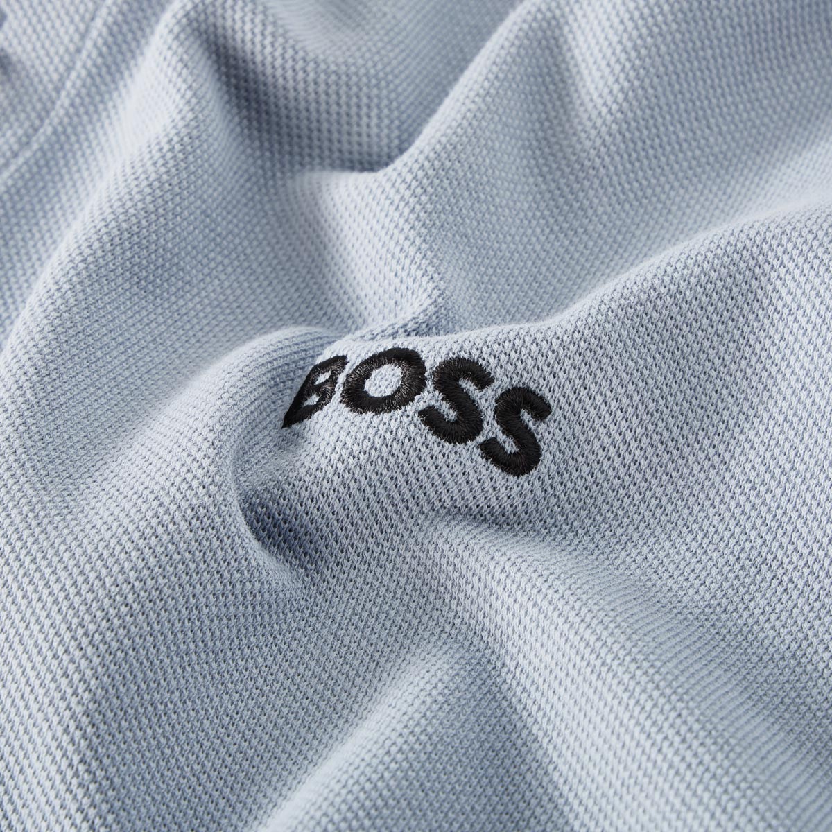 BOSS Poloshirt mit Kontrastdetails grau