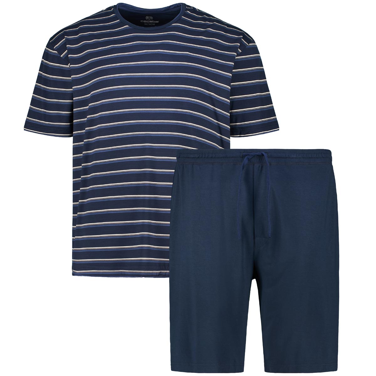 Ceceba Kurzer Schlafanzug Farbe blau Größe: 72/74 günstig online kaufen