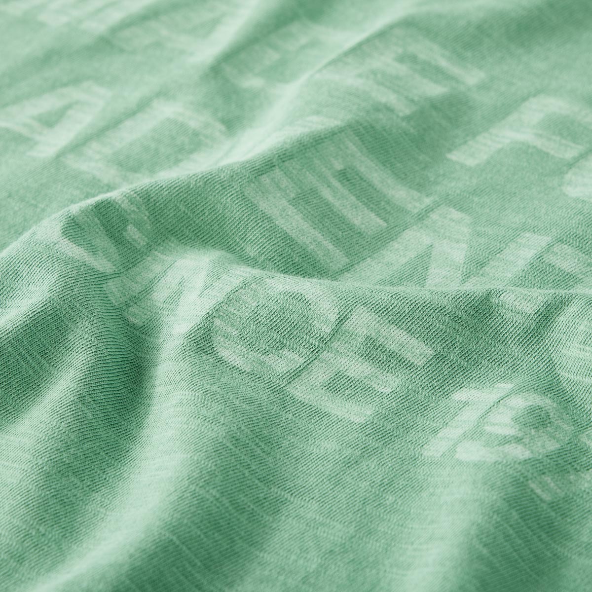 camel active T-Shirt mit Statement-Print grün
