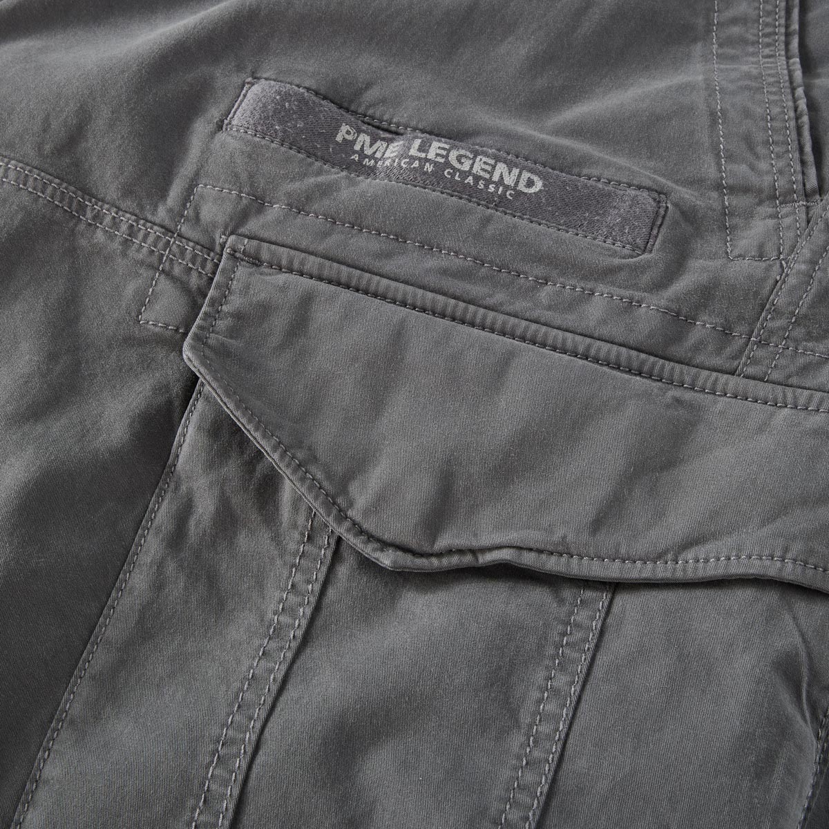 PME LEGEND Stretch-Cargo-Shorts "Nordtrop" grau