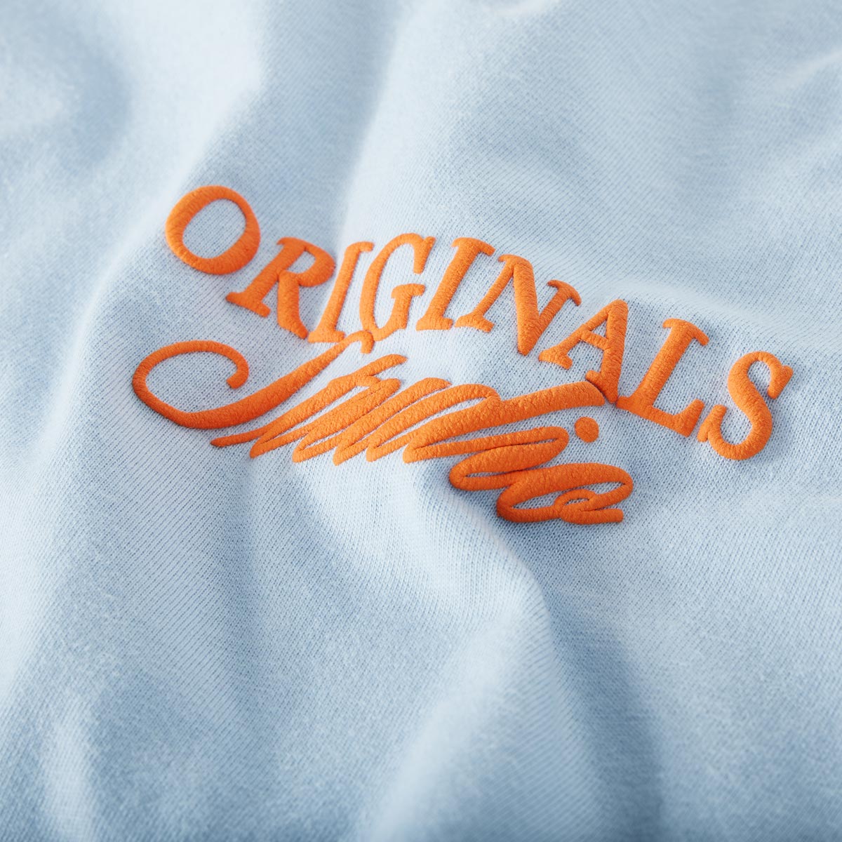 Jack&Jones T-Shirt mit Print auf Vorder- und Rückseite blau