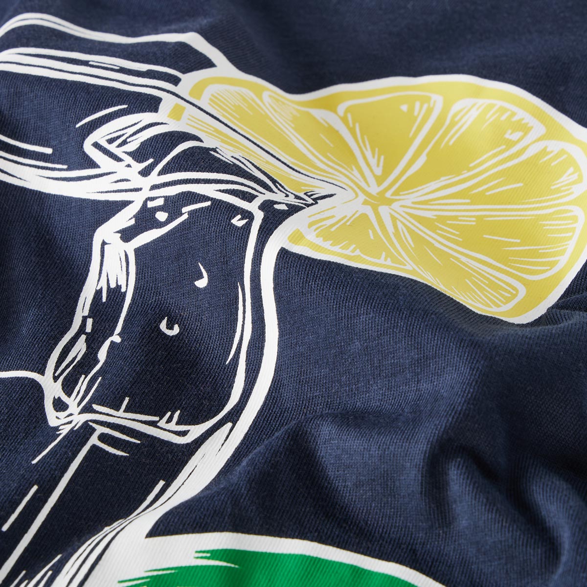 Pfundskerl T-Shirt mit Motiv-Print dunkelblau