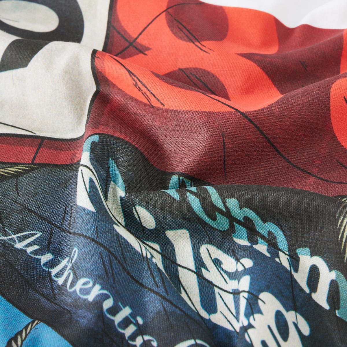 Tommy Hilfiger T-Shirt mit Print auf Vorder- und Rückseite weiß