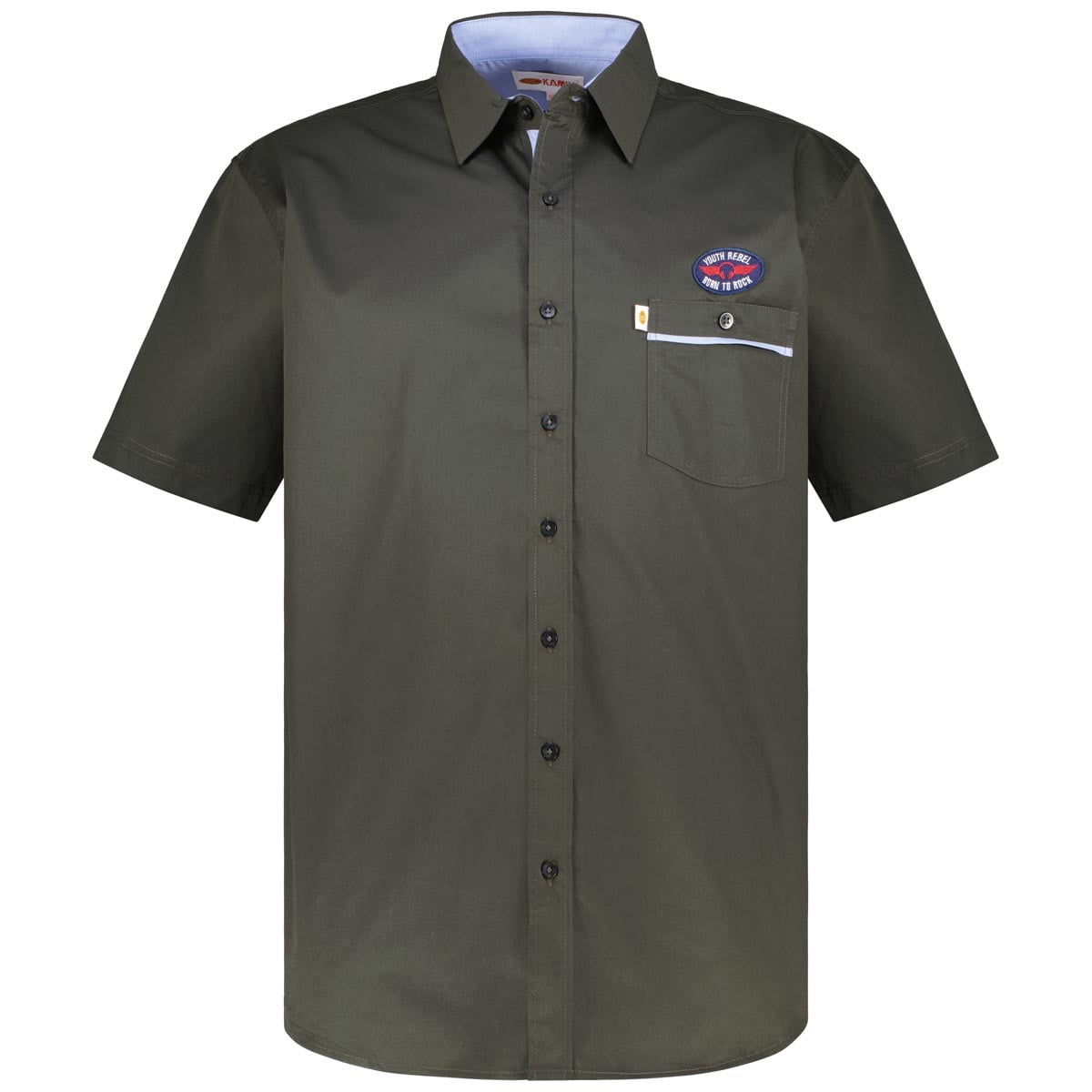 Kamro Freizeithemd aus Baumwolle oliv Kamro Freizeithemd aus Baumwolle oliv