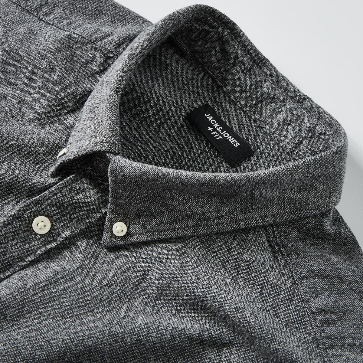 Jack&Jones Flanellhemd grau
