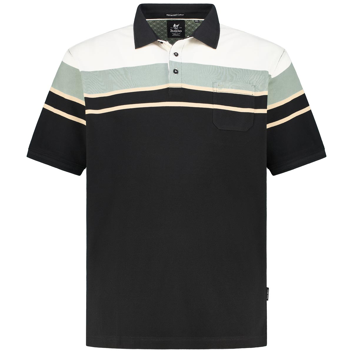 Poloshirt aus merzerisierter Baumwolle